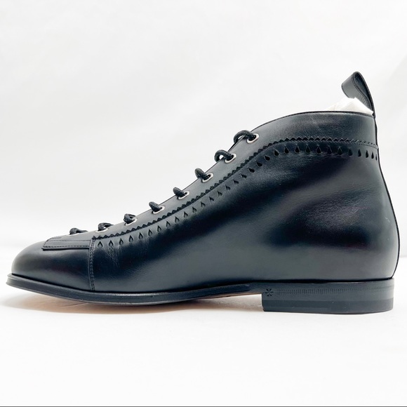 Gucci Brogue Jakarta Ankle Boot with Perforated Details - Picture 8 of 16